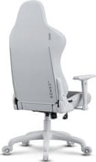 SENSE7 Igralni stol Fuku PU Suede, Belo-Sivi