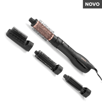 BaByliss Električna krtača za lase Smooth Finish AS122E – 1200 W, 4 nastavki