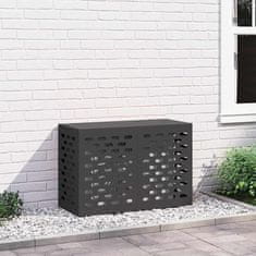 Vidaxl Prekrivalo za klimatsko napravo Črna 90 x 40 x 60 cm Jeklo