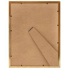 Vidaxl Foto okvirji 5 kosov namiznii zlati 21x29,7 cm MDF