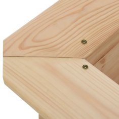Vidaxl Visoka greda 200x50x80 cm borovina 19 mm