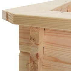 Vidaxl Visoka greda 200x50x80 cm borovina 19 mm