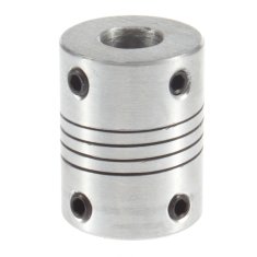 Start3Dprint 2kosa Aluminijasta sklopka osi 5 mm x 8 mm za motorje in precizno mehaniko