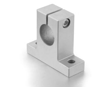 Start3Dprint 4kosi Nosilec gredi SK12 za 12 mm linearne gredi - aluminij