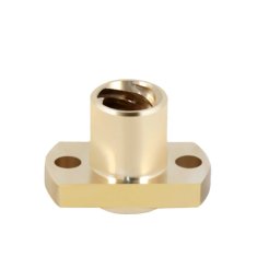 Start3Dprint 2kosa Trapezna matica T8 TR8x8 iz medenine z H prirobnico za trapezna vretena