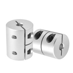 Start3Dprint 2kosa Toga aluminijasta sklopka za gred 5mm x 8mm - dolžina 25mm, premer 20mm