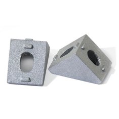 Start3Dprint 10kosov Aluminijasti kotnik 20x20x17mm za 20mm profil LKC - T-utor 5mm/6mm