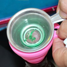 Start3Dprint 2kosa Zložljivi silikonski lijak z mrežastim filtrom iz nerjavečega jekla za tekočo smolo, zložen dizajn
