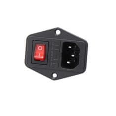 Start3Dprint IEC320 C14 napajalna vtičnica 250V 10A s stikalom in varovalko
