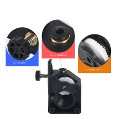 Start3Dprint BMG ekstruder podajalnik za filament 1,75 mm - dvojni pogon, Bowden ali neposredno, utrjeni jekleni zobniki