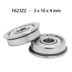 Start3Dprint Ležaj F623ZZ s prirobnico 3x10x4mm (10 kosov)