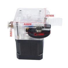 Start3Dprint Titan ekstruder za 3D tiskalnik Direct/Bowden prozoren ohišje - 1,75 mm filament (vključen nosilec)