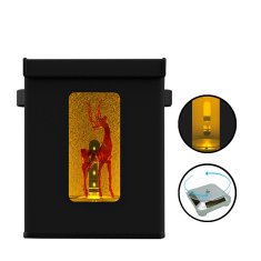 Start3Dprint Zložljiva UV škatla za utrjevanje smole za 3D tiskalnik z vrtljivo mizo - kompatibilna s SLA/DLP/LCD