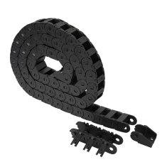 Start3Dprint Kabelska veriga za kable 1 m 10x15 mm z mostičkom - Ojačan najlon, prilagodljiva, enostavno vzdrževanje