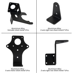 Start3Dprint Komplet za nadgradnjo Creality CR-10 XZ osi z linearnimi vodili MGN12H BLV, komplet 380 mm/470 mm