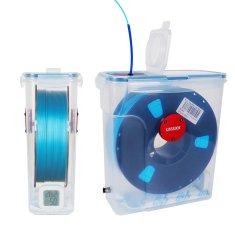 Start3Dprint Prozorna posoda za shranjevanje in razvlaževanje filamenta z elektronskim prikazovalnikom