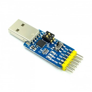 Start3Dprint CP2102 6-v-1 USB v TTL, RS232, RS485 serijski programator - Kompakten večprotokolni pretvornik z visoko hitrostjo
