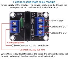 Start3Dprint 1-kanalni SSR G3MB-202P Solid State rele modul 5V DC nizka raven - 2A 240V AC izhod