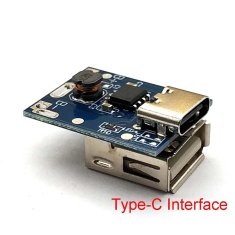 Start3Dprint USB-A 5V Boost Step Up polnilni modul s priklopom USB-C, izhod 1A, za 18650 litijeve baterije