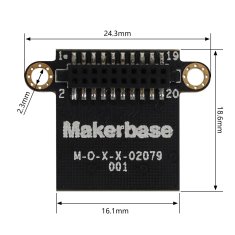 Start3Dprint Makerbase MKS EMMC Modul 32GB Visokohitrostna Shramba za 3D Tiskalnike, Združljiv s Klipper