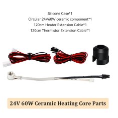 Start3Dprint Keramični grelni komplet 24V za V6 Hotend - Hiter, vzdržljiv in univerzalen nadgradni komplet