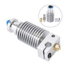 Start3Dprint V6 HotEnd Kratki Bowden komplet iz aluminija 1,75 mm z M7 grlom in 0,4 mm šobo