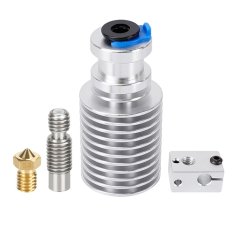 Start3Dprint V6 HotEnd Kratki Bowden komplet iz aluminija 1,75 mm z M7 grlom in 0,4 mm šobo