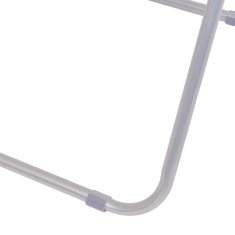 Vidaxl Zložljiv stol za kampiranje 2 kosa zeleno/beli jeklo 52x62x75cm
