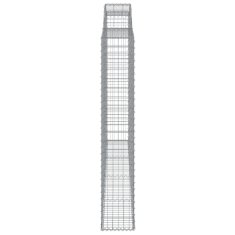 Vidaxl Obokane gabion košare 13 kosi 300x30x180/200cm pocinkano železo