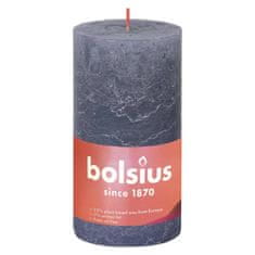 Vidaxl Rustikalne stebričaste sveče Shine 4 kosov 130x68 mm
