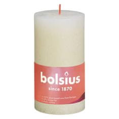 Vidaxl Rustikalne stebričaste sveče Shine 4 kosov 130x68 mm