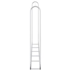 Vidaxl Stojalo za drva 300x25x150 cm Pocinkano jeklo