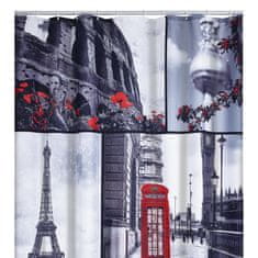 Vidaxl Zavesa za tuš Attractions 180x200 cm