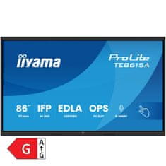 iiyama ProLite TE8615A-B1AG 217,4cm (85,6") UHD IPS DP/HDMI/USB-C na dotik informacijski / interaktivni monitor