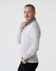 PANTONECLO moški pulover z imitacijo srajce – eleganten in udoben, XL