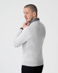 PANTONECLO moški pulover z imitacijo srajce – eleganten in udoben, XL