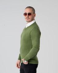 PANTONECLO moški pulover z imitacijo srajce – eleganten in udoben, XL