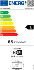 LG 65QNED85A3C pametni televizor, 164 cm, 4K UHD, QNED, MiniLED (65QNED85A3C.AEU)