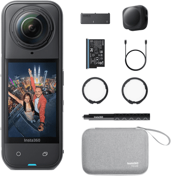Insta360 X5 Essential Bundle kamera, športna