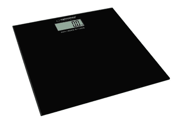 Esperanza Tehtnica osebna elektronska AEROBIC, 180kg/0,1kg, črna