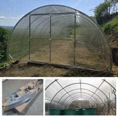 tim-dam Rastlinjak COMFORT PRO 4x10m, Polikarbonat 4mm, Pocinkan Profil 40x20mm