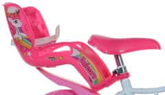 Dino bikes Unicorn 12" - otroško kolo bele barve