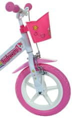 Dino bikes Unicorn 12" - otroško kolo bele barve