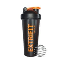 Extrifit Shaker 600 ml oranžna, črn logotip