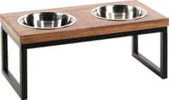 Flamingo Tommy Duo Dinner Stand z dvema skledama iz nerjavečega jekla 1600ml