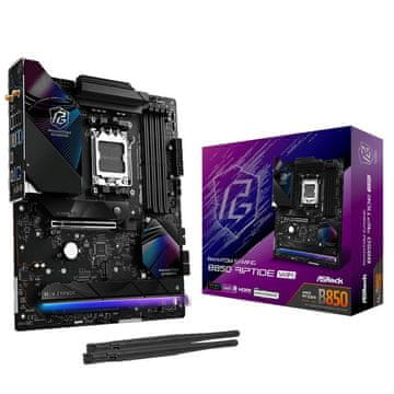 ASRock Phantom Gaming B850 Riptide WiFi osnovna plošča, AM5, DDR5, ATX (90-MXBQT0-A0UAYZ)