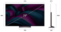 LG OLED77C51LA evo AI televizor, UHD, OLED (OLED77C51LA)
