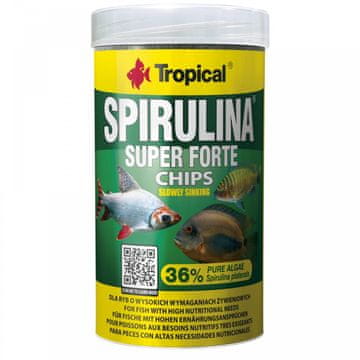 shumee Tropski super spirulina forte čips 1000ml/520g