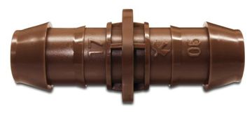 RainBird Priključek za cev Rain Bird, plastični, valovit, 17 mm, rjav, 3,5 bara, tip XFF17