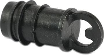 shumee POM čep 20 mm valovit 4-žilni črn